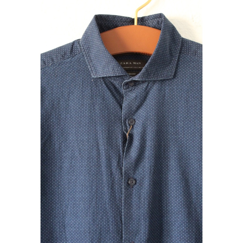 NWT Zara blue button down - Picture 4 of 11